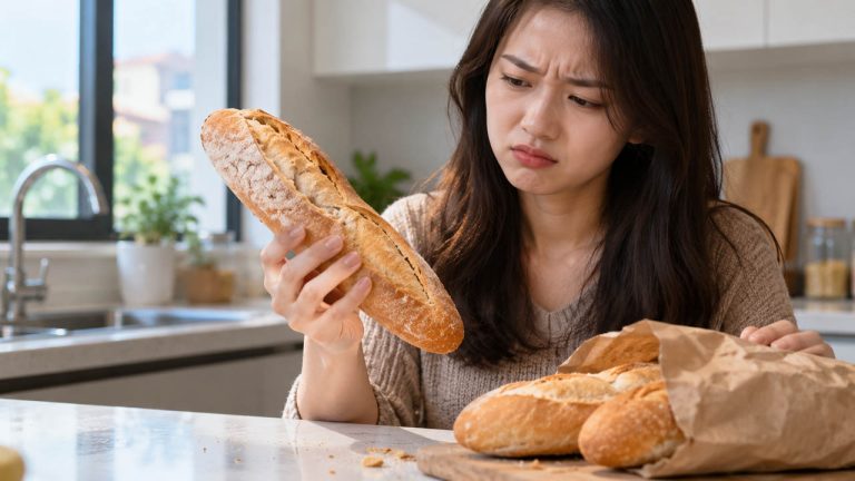 Mẹo làm mềm bánh mì để qua đêm bị khô