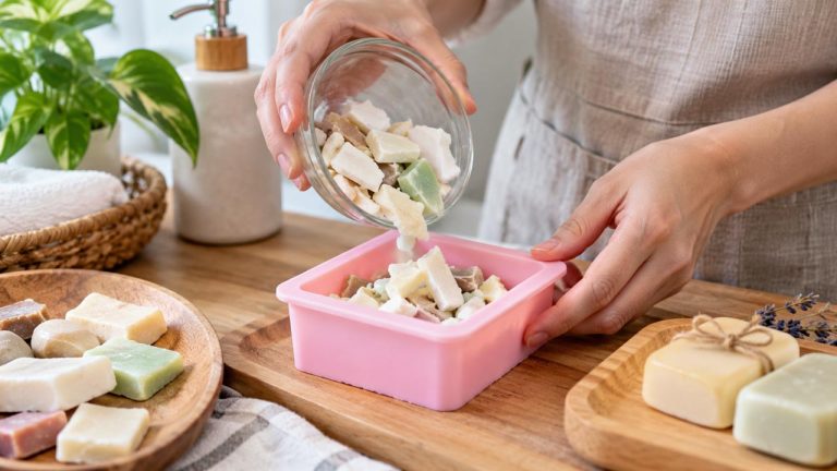 Mẹo tận dụng mẫu xà phòng nhỏ