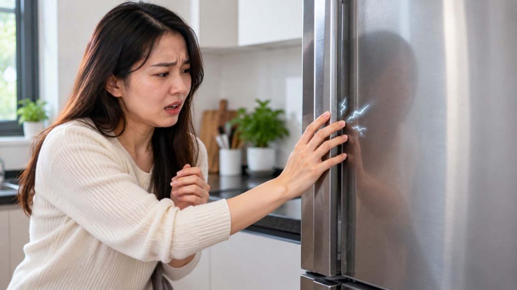 Nhận biết cảm giác tê khi chạm vào thiết bị điện