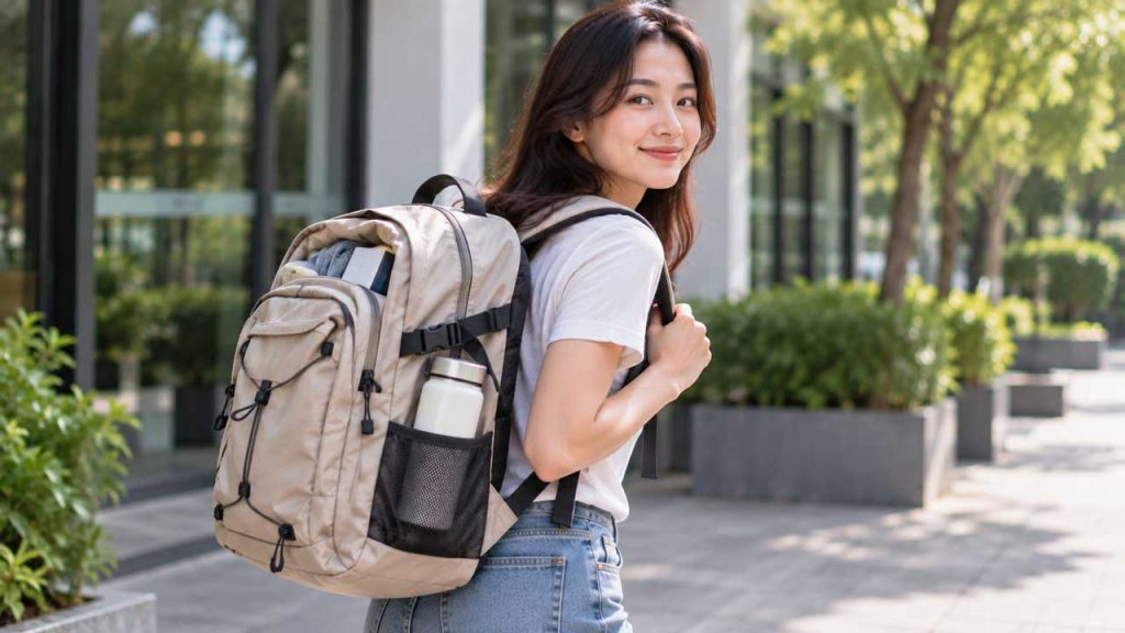 Sử dụng balo khi cần mang nhiều đồ