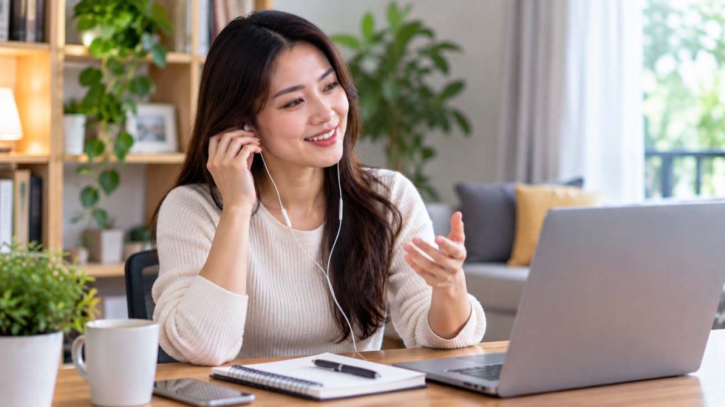 Sử dụng tai nghe cho những cuộc gọi điện thoại dài