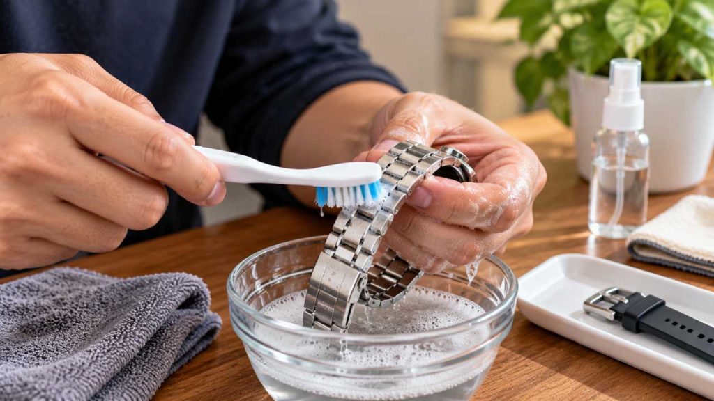 Vệ sinh dây đồng hồ đúng cách để giữ đồng hồ bền đẹp